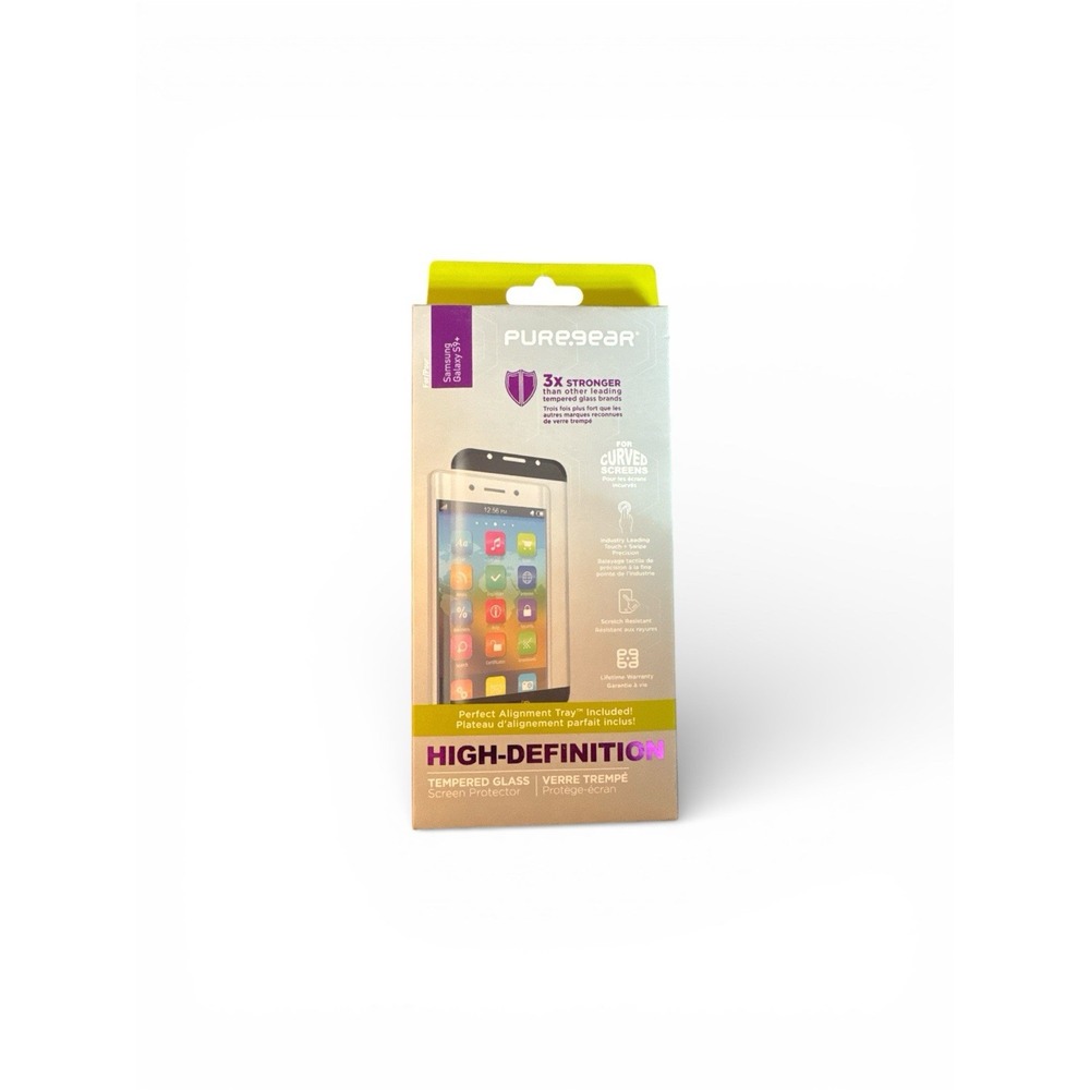 PureGear HD Curved Tempered Glass Screen Protector for Samsung Galaxy S9+ Plus